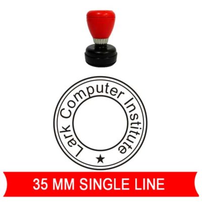pre inked stamp 22