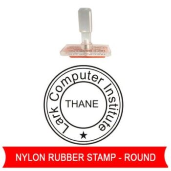 Nylon Rubber Stamp Round