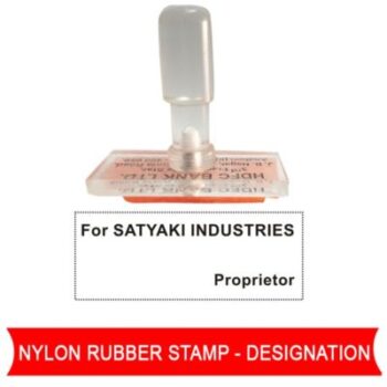 Nylon Rubber Stamp designation