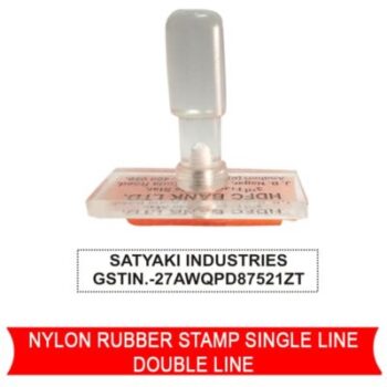 Nylon Rubber Stamp-1 line / 2 Line / 3 Line / 4 Line / 5 Line / 6 Line Stamp