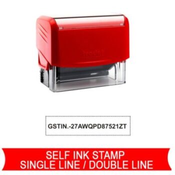 Self Ink Stamp Single Line Double Line