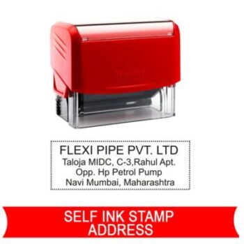 Self Ink Stamp Address