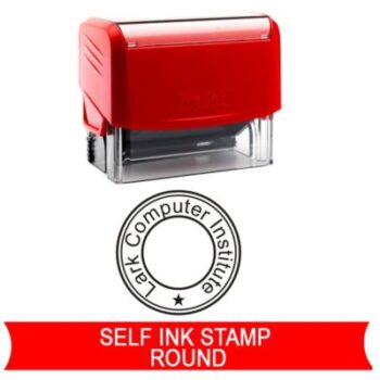 Self Ink Stamp Round