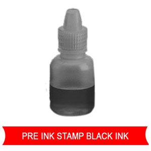 refill pre inked stamps black colour