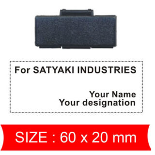 pocket stamp designation + Name
