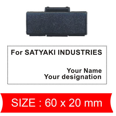 pocket stamp designation + Name