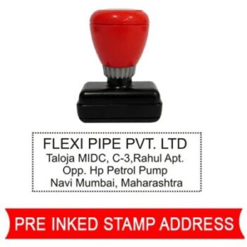 Pre Inked Stamps Address