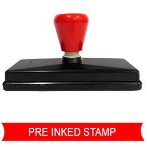 pre inked stamp