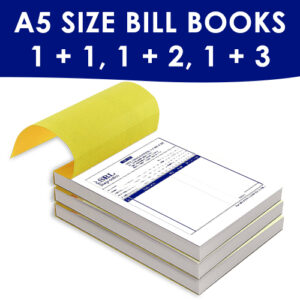Cash Memo Bill Books A5 Size